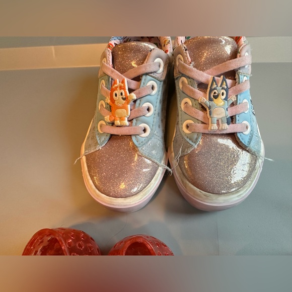 Girls Glitter Jelly Shoes Set Old Navy Size 8 and two bonus size 8 - Picture 8 of 13